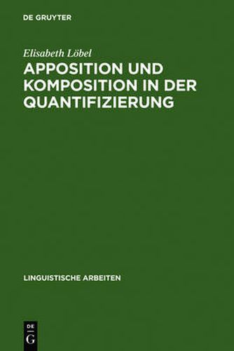Cover image for Apposition und Komposition in der Quantifizierung
