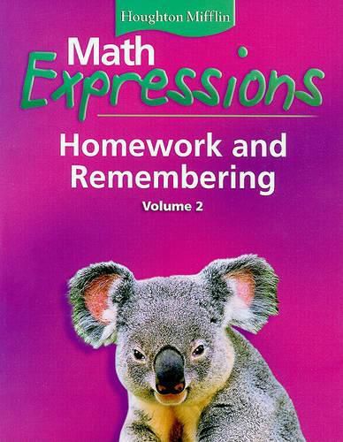 Cover image for Math Expressions: Hmewk&rembr Consm L1 V2