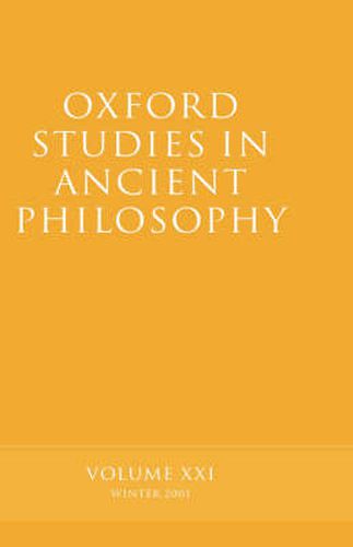 Oxford Studies in Ancient Philosophy