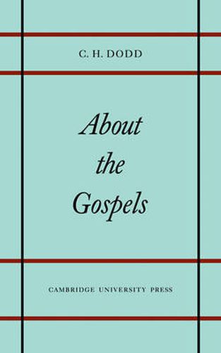 Cover image for About the Gospels