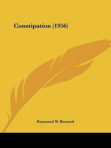 Constipation (1956)