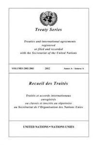 Cover image for Treaty Series 2882 - 2883 (English/French Edition)