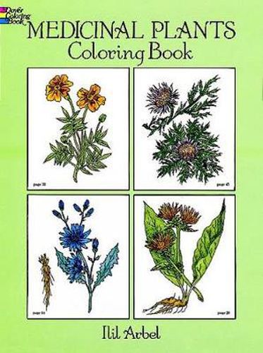 Cover image for Medicinal Plants Coloring Book