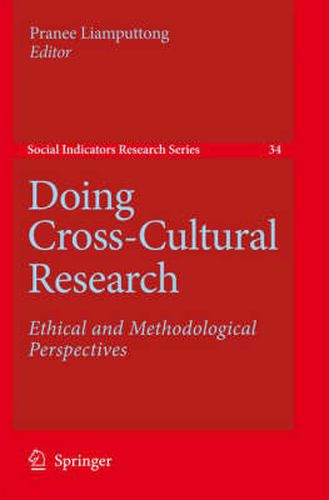 Cover image for Doing Cross-Cultural Research: Ethical and Methodological Perspectives