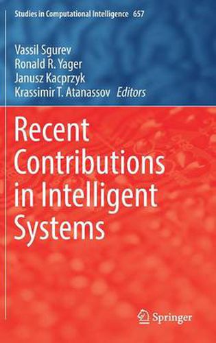 Cover image for Recent Contributions in Intelligent Systems