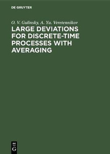 Cover image for Large Deviations for Discrete-Time Processes with Averaging