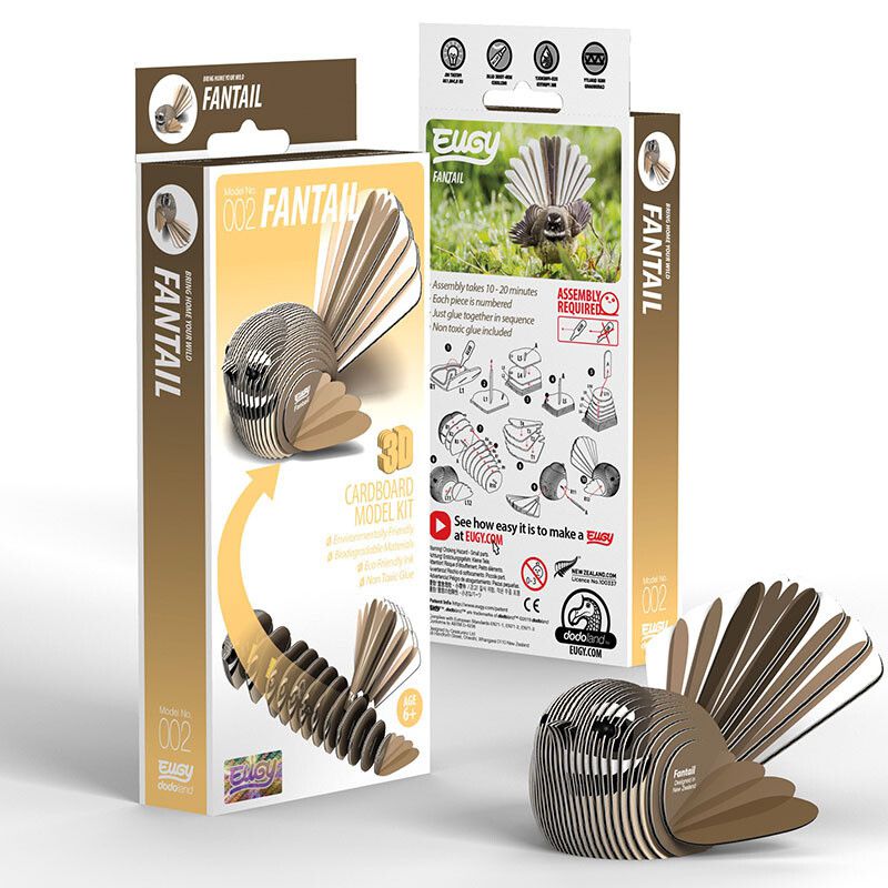 Fantail (Pīwakawaka) Animal Puzzle