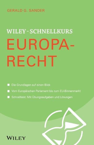 Cover image for Wiley-Schnellkurs Europarecht