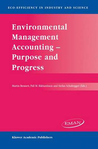 Cover image for Environmental Management Accounting - Purpose and Progress