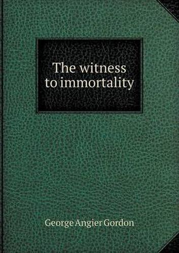 Cover image for The Witness to Immortality