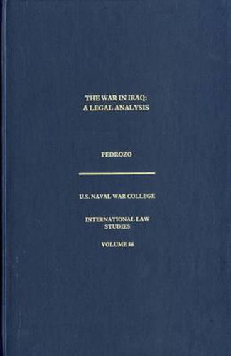 Cover image for War in Iraq: A Legal Analysis