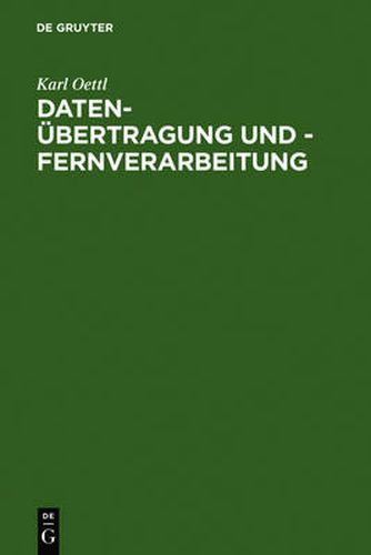 Cover image for Daten-UEbertragung Und - Fernverarbeitung