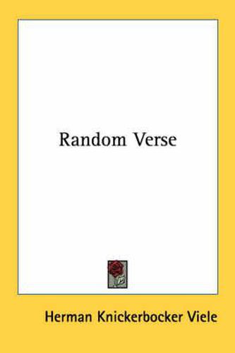 Cover image for Random Verse