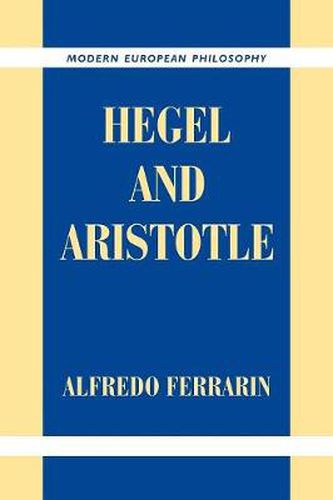 Cover image for Hegel and Aristotle