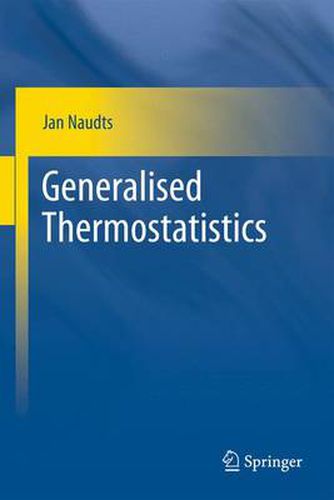 Cover image for Generalised Thermostatistics