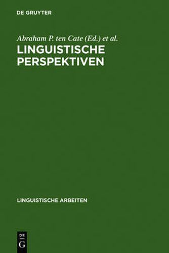 Cover image for Linguistische Perspektiven