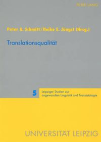 Cover image for Translationsqualitaet