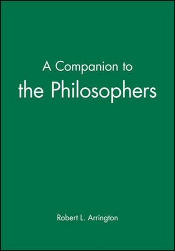 Cover image for A Companion to the Philosophers