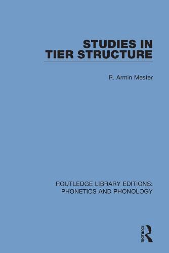 Cover image for Studies in Tier Structure
