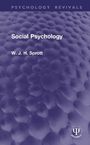 Cover image for Social Psychology