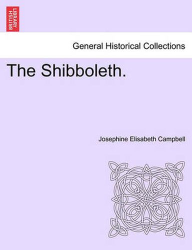 Cover image for The Shibboleth.