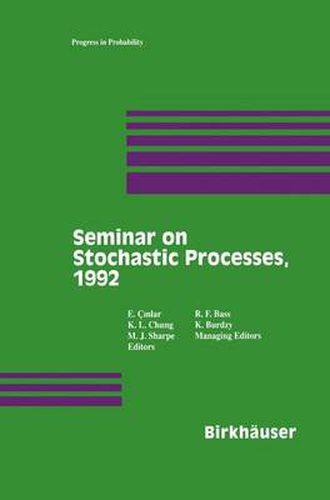 Cover image for Seminar on Stochastic Processes, 1992