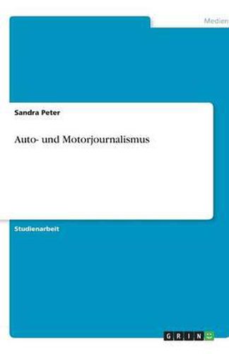 Cover image for Auto- und Motorjournalismus