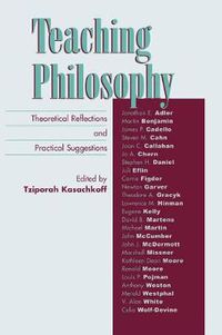 Cover image for Teaching Philosophy: Theoretical Reflections and Practical Suggestions