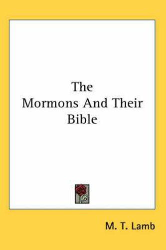 Cover image for The Mormons and Their Bible