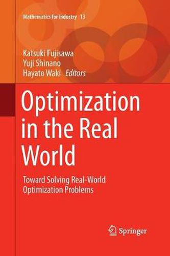 Cover image for Optimization in the Real World: Toward Solving Real-World Optimization Problems