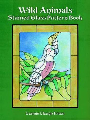 Cover image for Wild Animals Stained Glass Pattern Book