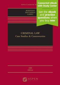 Cover image for Criminal Law: Case Studies and Controversies [Connected eBook with Study Center]