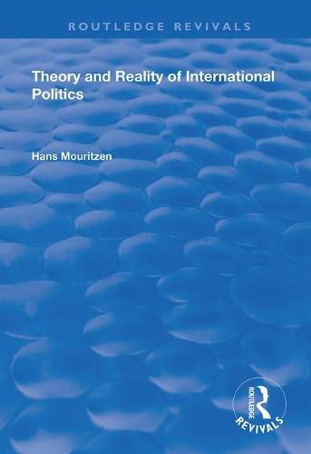 Cover image for Theory and Reality of International Politics