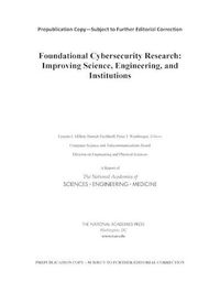 Cover image for Foundational Cybersecurity Research: Improving Science, Engineering, and Institutions