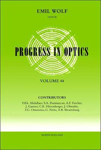 Cover image for Progress in Optics