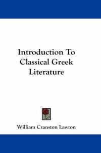 Cover image for Introduction to Classical Greek Literature