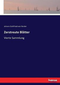 Cover image for Zerstreute Blatter: Vierte Sammlung