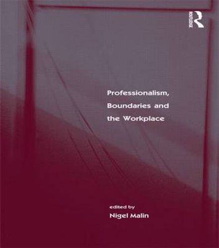 Cover image for Professionalism, Boundaries and the Workplace
