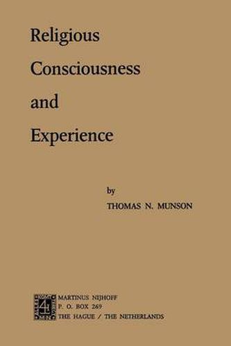 Cover image for Religious Consciousness and Experience