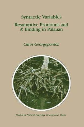 Cover image for Syntactic Variables: Resumptive Pronouns and A' Binding in Palauan