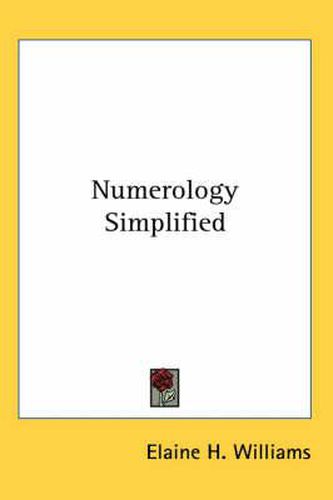 Cover image for Numerology Simplified