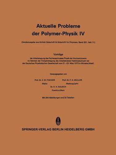 Aktuelle Probleme Der Polymer-Physik