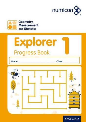 Cover image for Numicon: Geometry, Measurement and Statistics 1 Explorer Progress Book (Pack of 30)