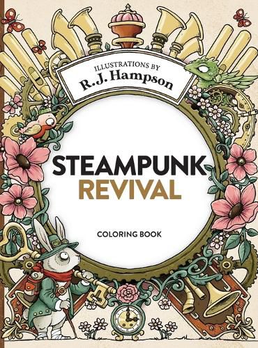 Cover image for Steampunk Revival Coloring Book