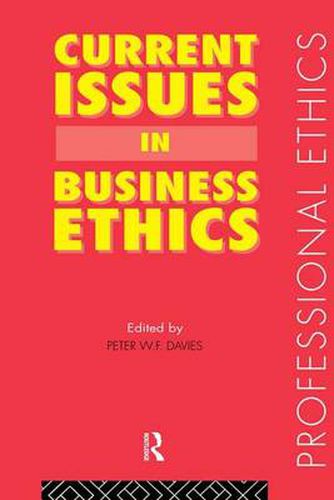 Cover image for Current Issues in Business Ethics