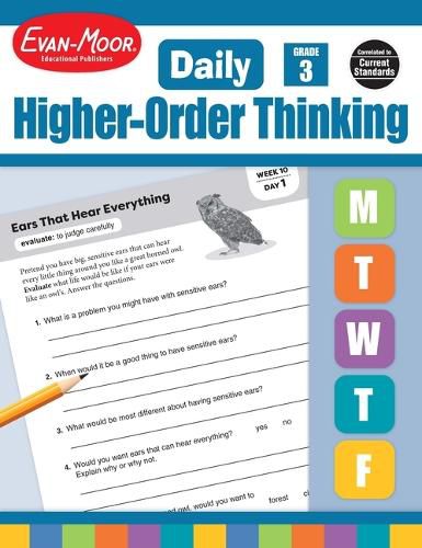 Cover image for Daily Higher-Order Thinking, Grade 3 Teacher Edition