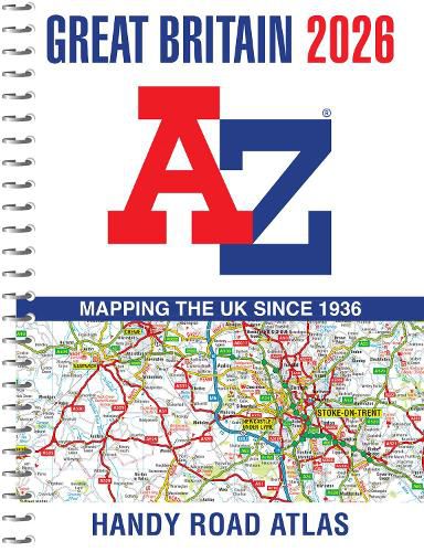 Cover image for Great Britain A-Z Handy Road Atlas 2026 (A5 Spiral)