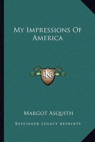 My Impressions of America