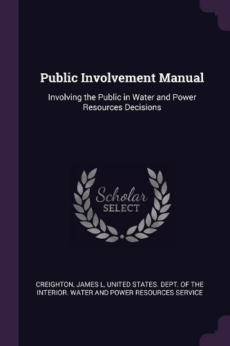 Cover image for Public Involvement Manual