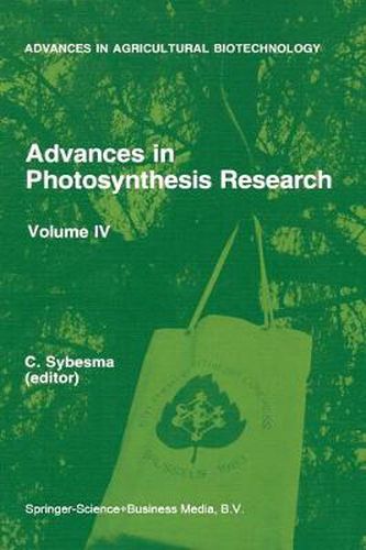 Cover image for Advances in Photosynthesis Research: Proceedings of the VIth International Congress on Photosynthesis, Brussels, Belgium, August 1-6, 1983. Volume 4